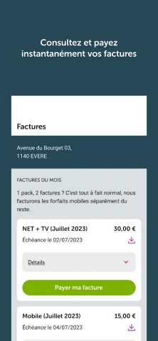 myVOO — Votre Espace Client для Android — скриншот 4
