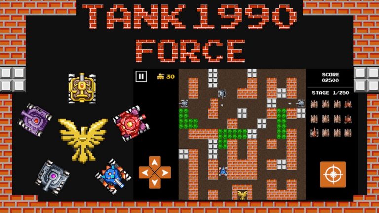 танки 1990 — Танчики — Tank — скриншот 1