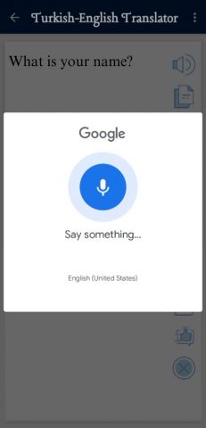 турецкий переводчик для Android — скриншот 4