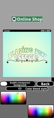 xCanvas: Font lettering design для Android — скриншот 4
