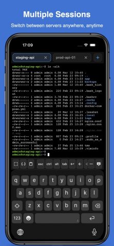 xTerminal — SSH Terminal Shell — скриншот 1