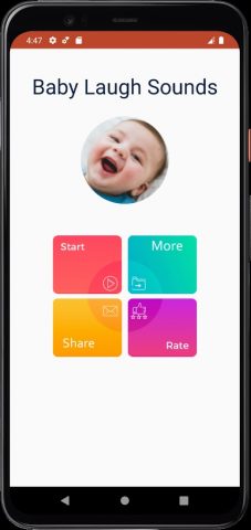 звуки детского смеха для Android — скриншот 2