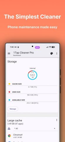 1Tap Cleaner (Русская версия) — скриншот 2