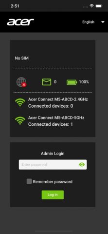 Acer Connect M5 — скриншот 2