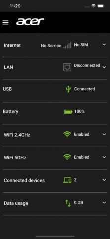 Acer Connect M5 — скриншот 3