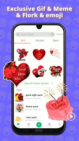 Anim live sticker-WAStickerApp — скриншот 2