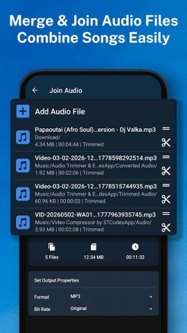 Audio Cutter Audio Joiner App — скриншот 4