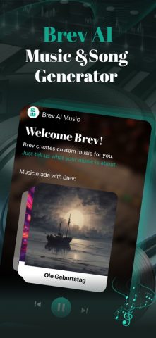Brev AI Music & Song Generator — скриншот 1