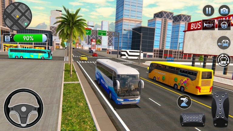 Bus Simulator : 3D Bus Games — скриншот 3