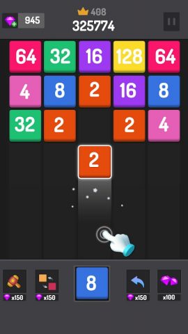 Числовые игры — 2048 Блоки — скриншот 3