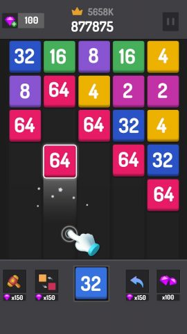 Числовые игры — 2048 Блоки — скриншот 4