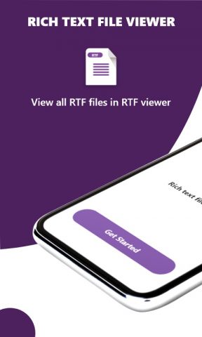Читатель RTF Просмотрщик RTF — скриншот 1