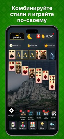Classic Solitaire — No Ads — скриншот 2