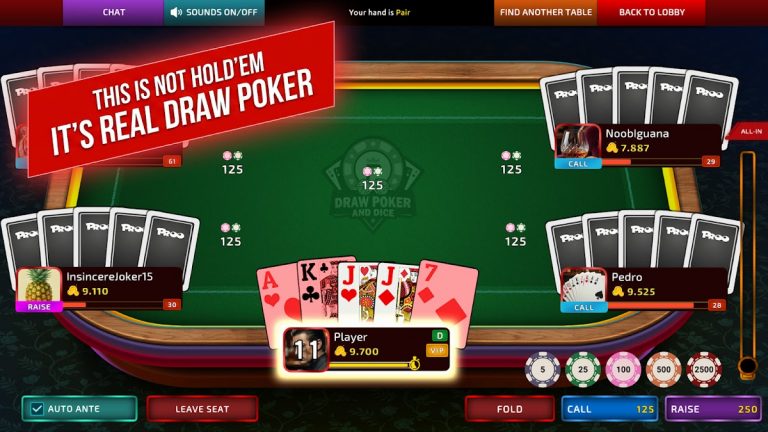 Draw Poker and Dice — скриншот 4