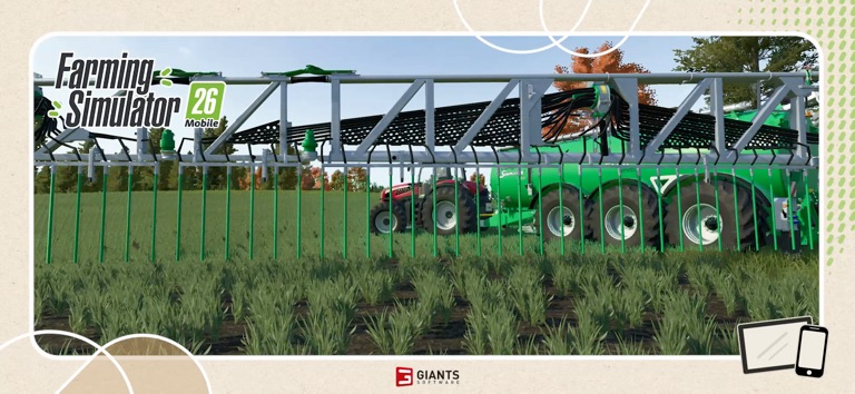Обложка трейлера Farming Simulator 26 Mobile