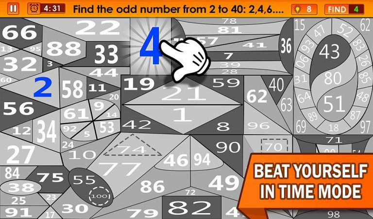 Find The Number 1 to 100 — скриншот 5