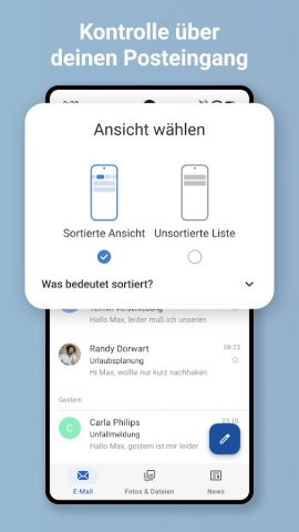 GMX — Mail, Cloud & News — скриншот 2