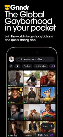 Grindr — Gay Dating & Chat — скриншот 1