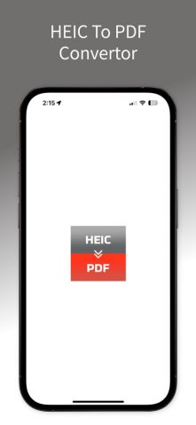 HEIC To PDF App — скриншот 1