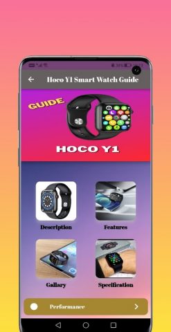 Hoco Y1 Smart Watch Guide — скриншот 1