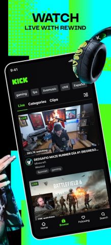 KICK: Live Streaming — скриншот 2