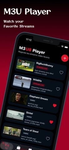 M3U8 Stream Player: TV & Video — скриншот 3