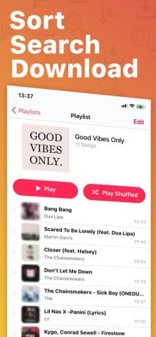 Melodista Music Offline Player — скриншот 2