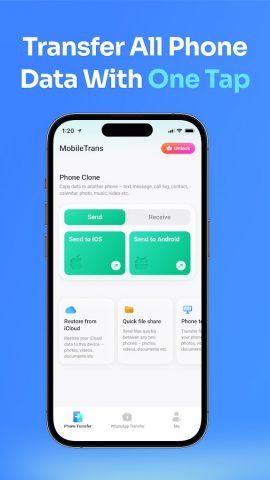 MobileTrans: Передача данных — скриншот 3