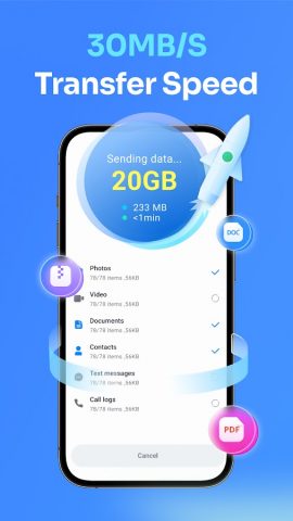 MobileTrans: Передача данных — скриншот 4