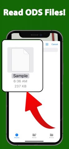 ODS Reader — ODS To XLSX-PDF — скриншот 2