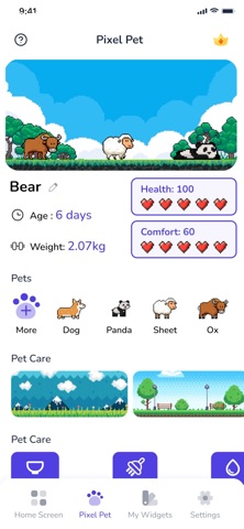 Обложка трейлера Pixel Pets — Dynamic & Widgets