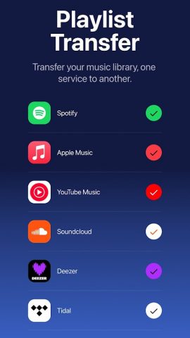 Playlist Transfer for My Music — скриншот 1