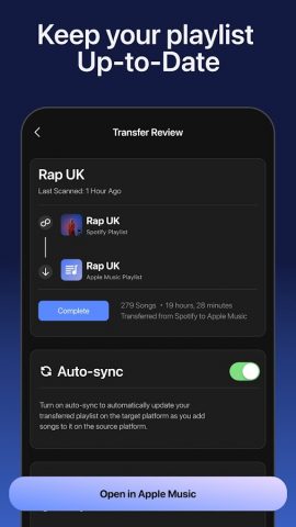 Playlist Transfer for My Music — скриншот 5