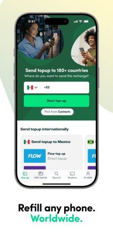 Recharge.com: Mobile top up — скриншот 1