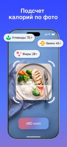 Счетчик калорий и БЖУ — Wayout — скриншот 2