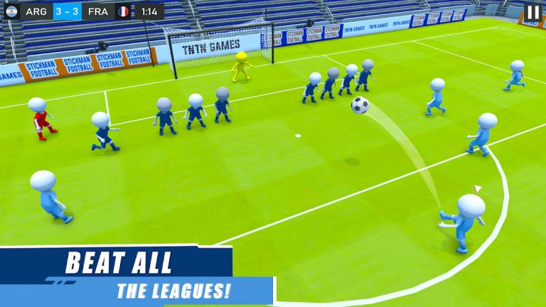 Stickman Soccer-футбольные игр — скриншот 5