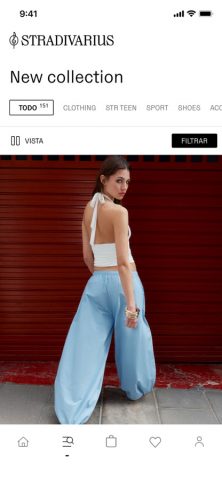 Stradivarius — шоппинг женщина — скриншот 3