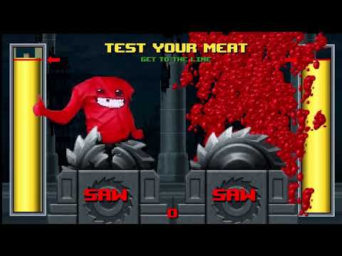 Обложка трейлера Super Meat Boy Forever