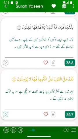 Surah Yaseen Audio offline MP3 — скриншот 5