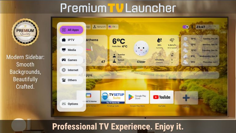 TV Launcher Premium Smart UI — скриншот 3