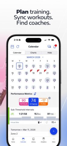 TrainingPeaks — скриншот 2
