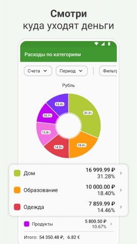 Учёт расходов и доходов — скриншот 1
