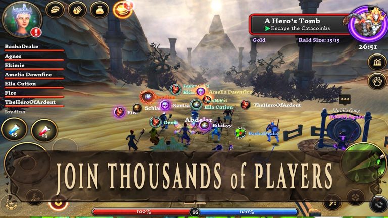 Villagers & Heroes — MMORPG — скриншот 1