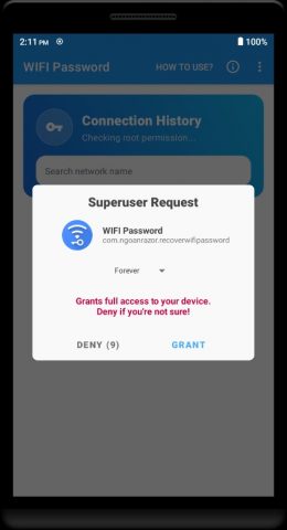 Восстановление Wi-Fi Пароль — скриншот 4