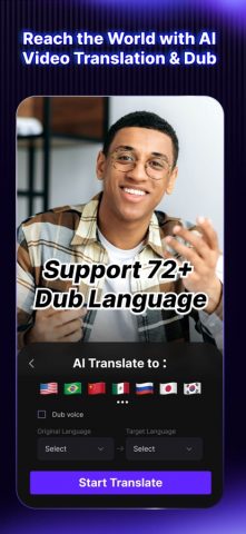 Vozo AI Video Translator & Dub — скриншот 2