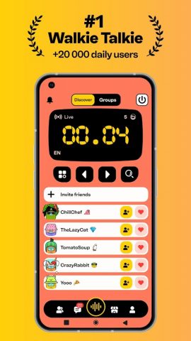 Walkie Talkie — All Talk App — скриншот 1