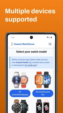 Watch faces for Huawei — скриншот 3