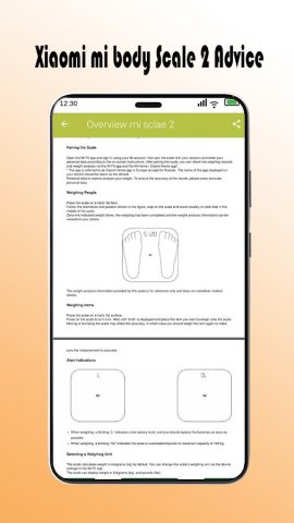 Xiaomi mi body Scale 2 Advice — скриншот 3