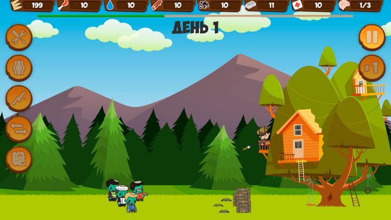Zombie Forest HD: Survival — скриншот 1
