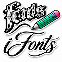 Иконка iFonts — Tattoo Lettering Art